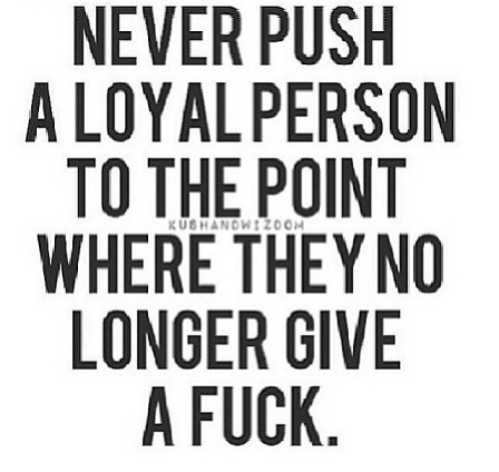 Never Push...